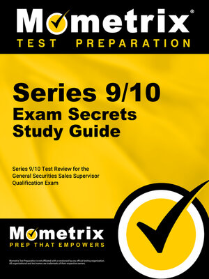 cover image of Series 9/10 Exam Secrets Study Guide